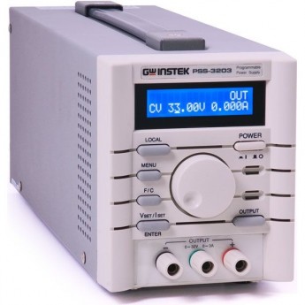 Источник питания постоянного тока GW INSTEK PSS с одним каналом 20 В / 5 А PSS-2005/RS